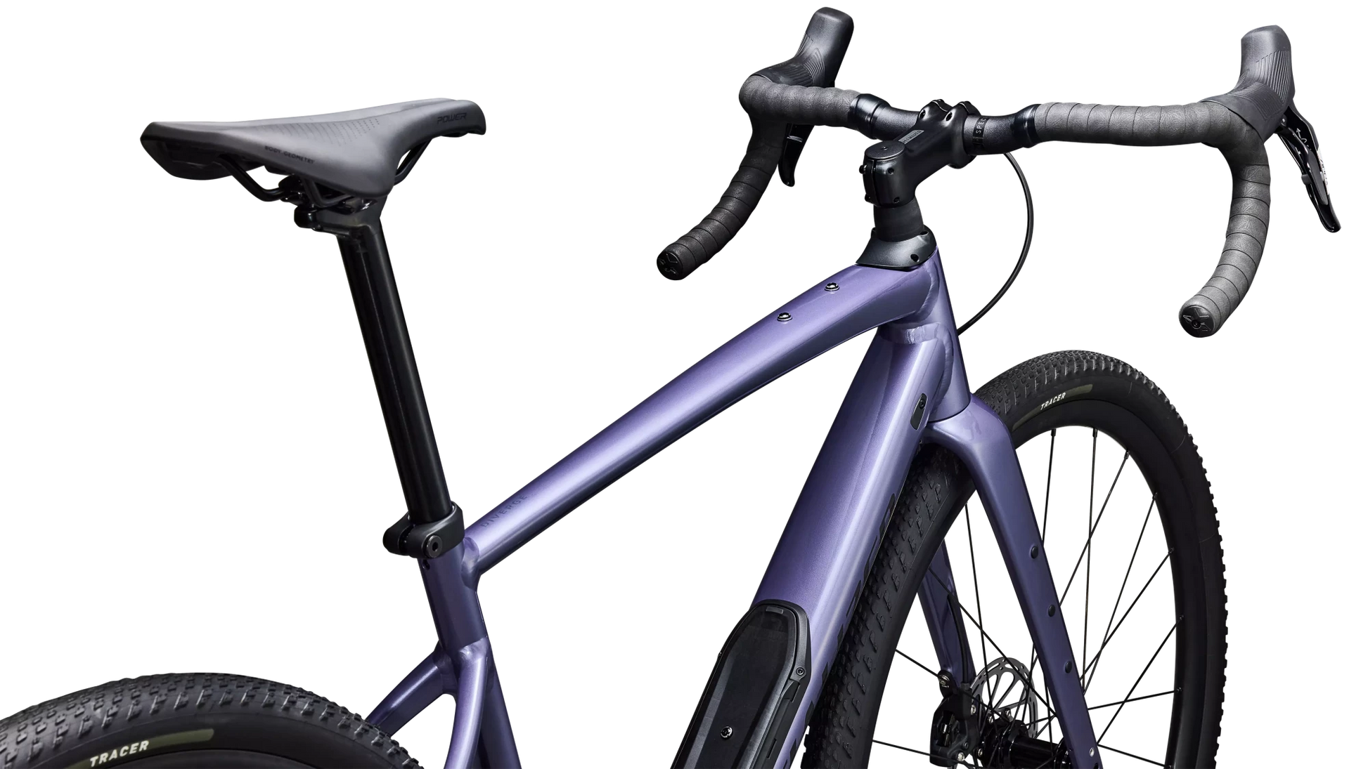 Vélo Specialized Diverge E5 Comp Gloss Mauve Metallic/Obsidian