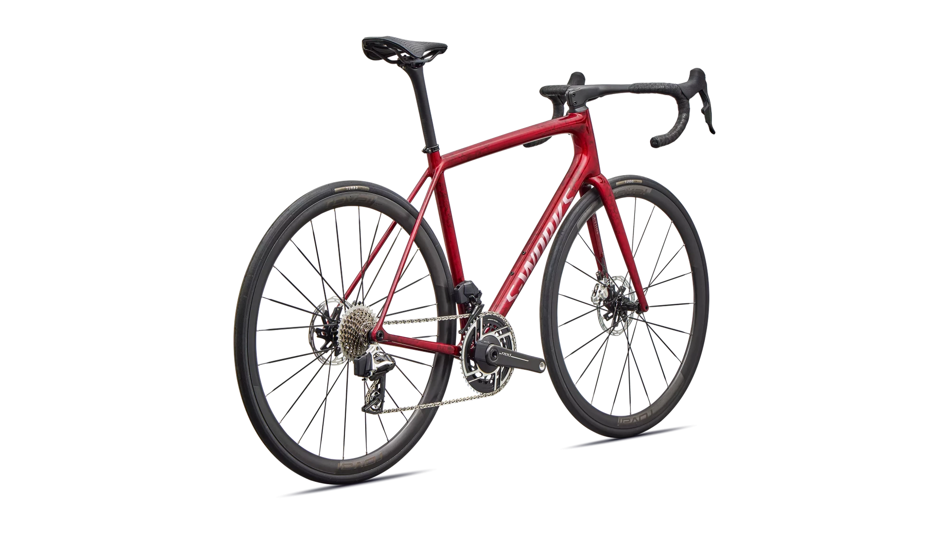 Vélo Specialized Aethos Sw Axs Sandstone Metallic Base/Red Tint