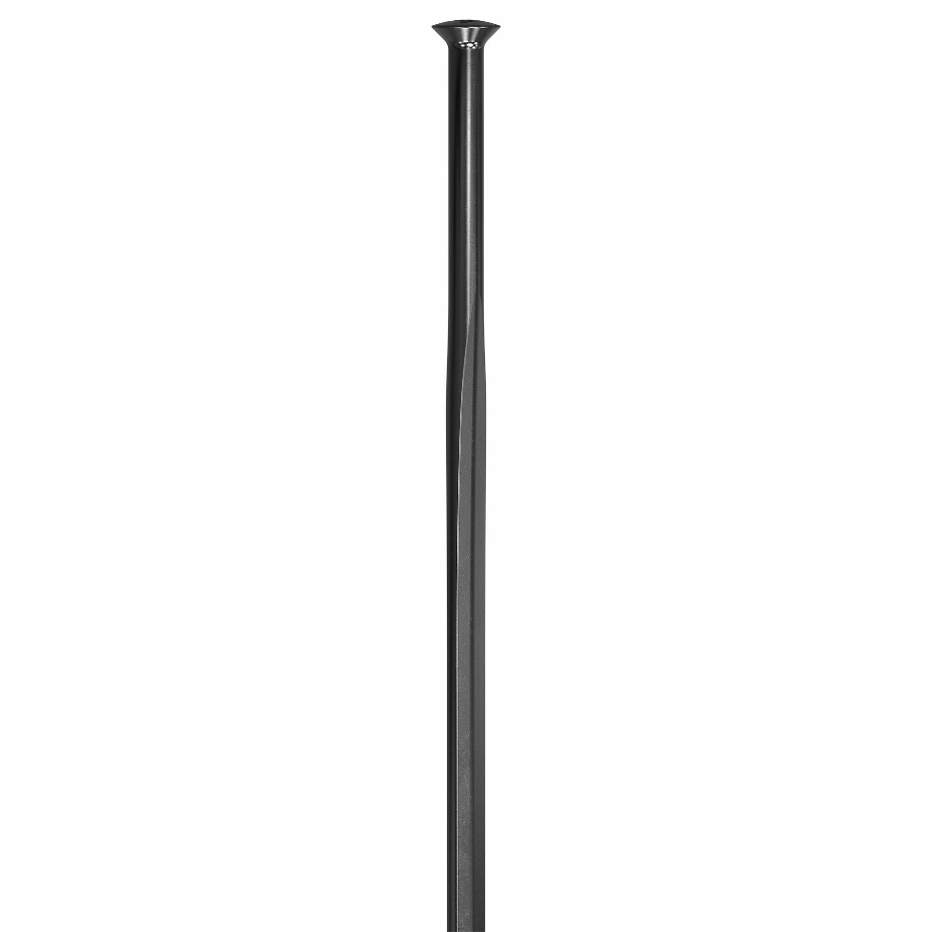 Rayons inox. pour bicyclettes DT Aero comp straight pull BLACK 2.0/1.25 x 275 2.3mm large