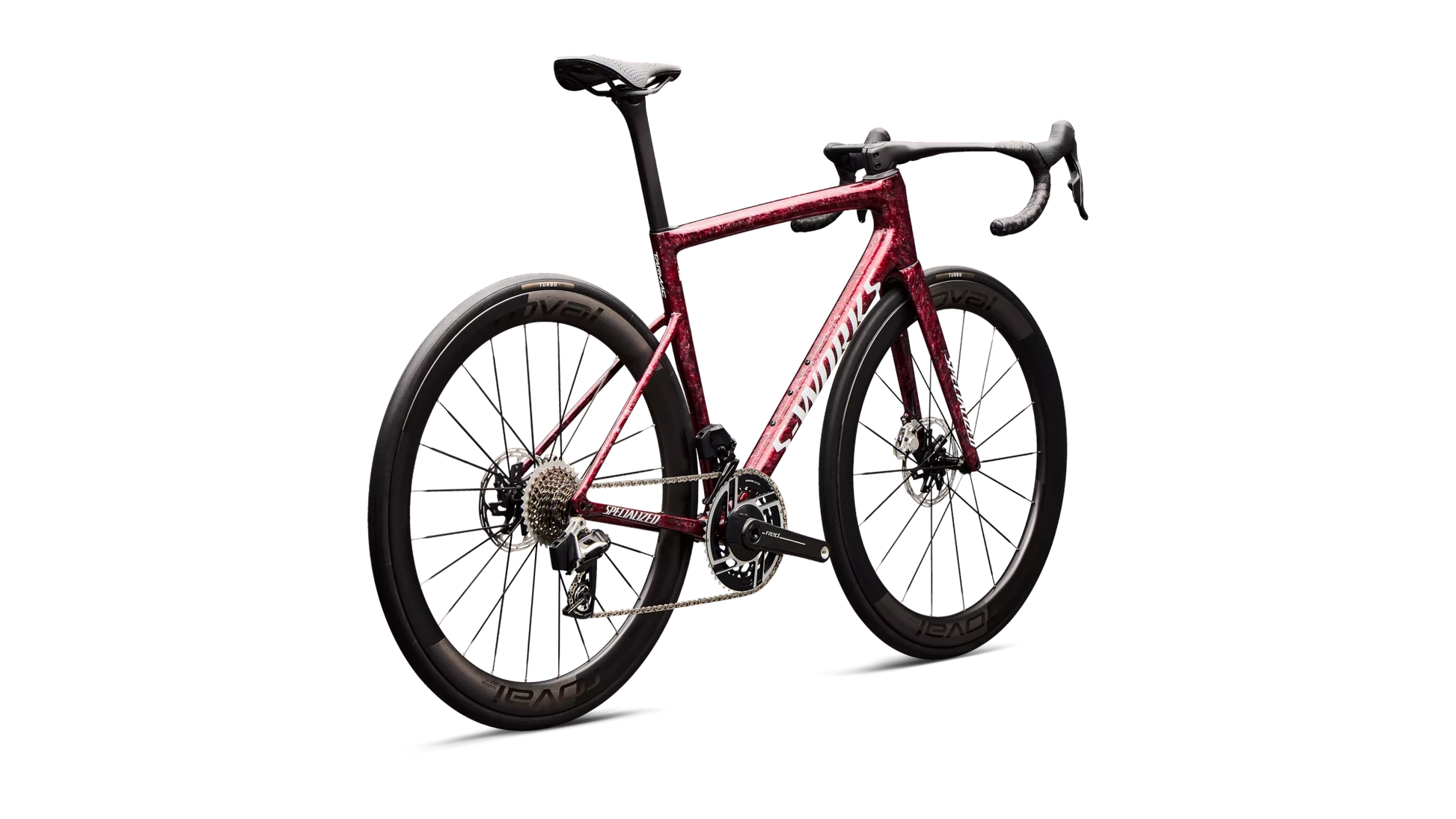 Vélo Specialized Tarmac Sl8 Sw Axs Gloss Redsky Shdwsil Wht Impasto