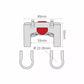 Fixation pour cintre KLICKFIX diamètre 22-26mm
