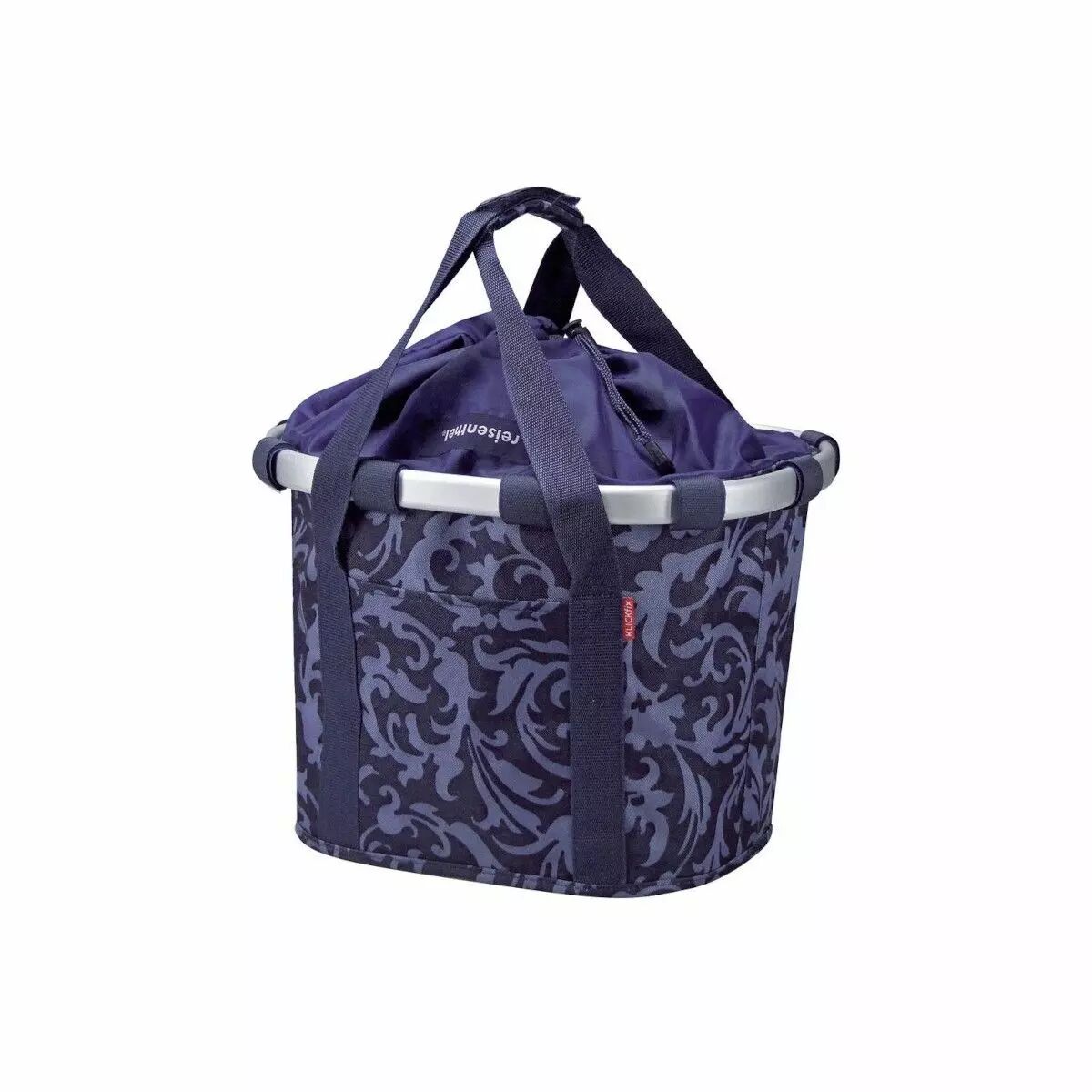 Sacoche/panier Bikebasket baroque marine KLICKFIX