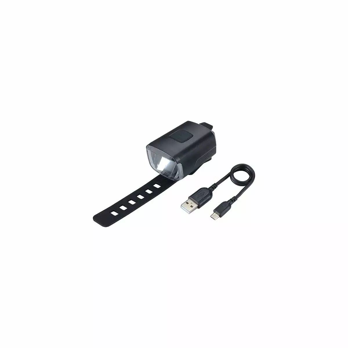 Eclairage Avant rechargeable STUD Strap Lithium 1000mAh BBB