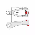 Prolongateur tube de selle + Fixation KLICKFIX