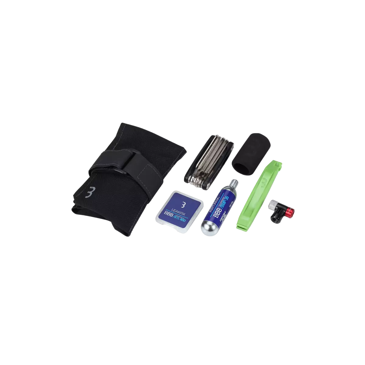Sacoche BSB-45 + outils "RollPack" CO2 BBB