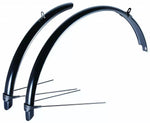 Garde-boues tringles 26 Cityguard avant & arrière noir BBB