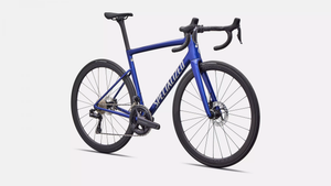 Vélo Specialized Tarmac Sl8 Expert Di2 Gloss Blue Majesty Metallic/Dolomite Metallic