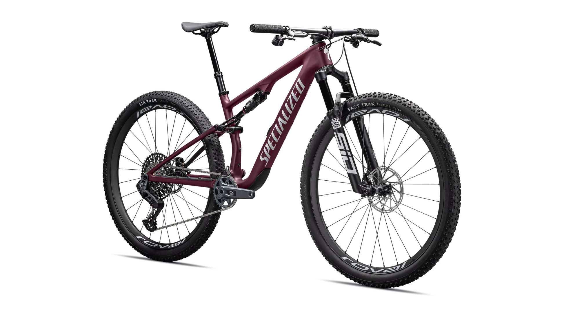 Vélo Specialized Epic 8 Expert Axs Satin Bordeaux Metallic/White