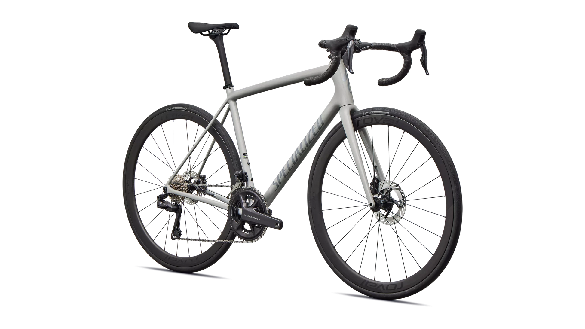 Vélo Specialized Aethos Expert Di2 Gloss Dolomite Metallic/Blue Pearl Over Shadow Silver