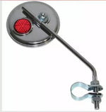 RETROVISEUR VELO ROND DIAM. 75MM FIXATION COLLIER
