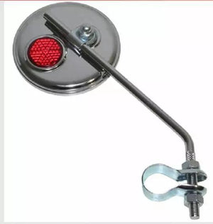 RETROVISEUR VELO ROND DIAM. 75MM FIXATION COLLIER
