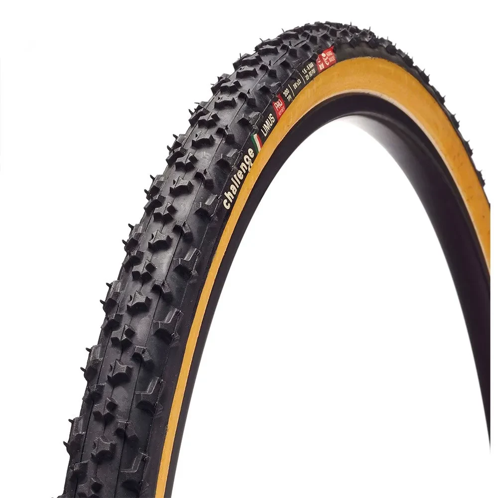 Pneu Cyclocross Challenge 700X33 (33-622) Limus 300TPI Tubless Ready Noir/Tan (BEIGE)