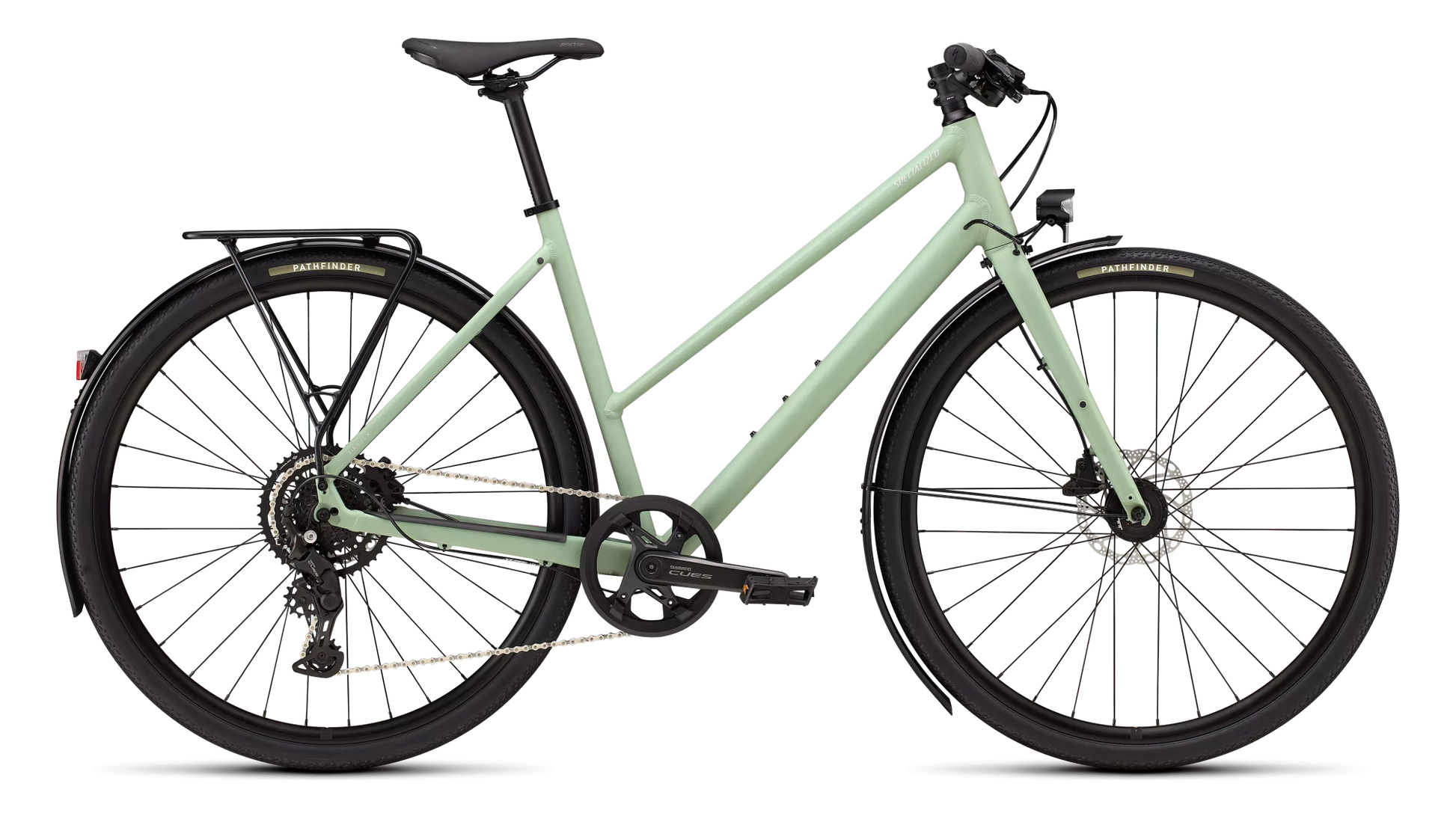 Vélo Specialized Sirrus X 2.0 Satin Pistachio/Dolomite Metallic Frost Reflective
