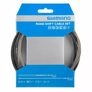 SHIMANO Kit Cables Gaines Dérailleurs Route Noir Inox