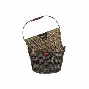 Panier Structura Ovale Noir-Marron KLICKFIX