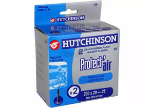 CHAMBRE HUTCHINSON Avec liquide anti-crevaison 700X20-25 (pack 2 ch) presta 48mm