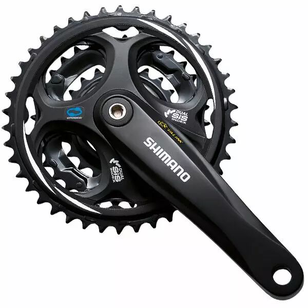 SHIMANO Pédalier 8v Noir FC-M311 48/38/28D 170mm