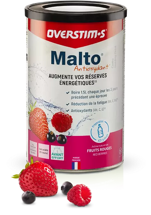Malto Antioxydant Pot Fruits rouge 450g OVERSTIMS