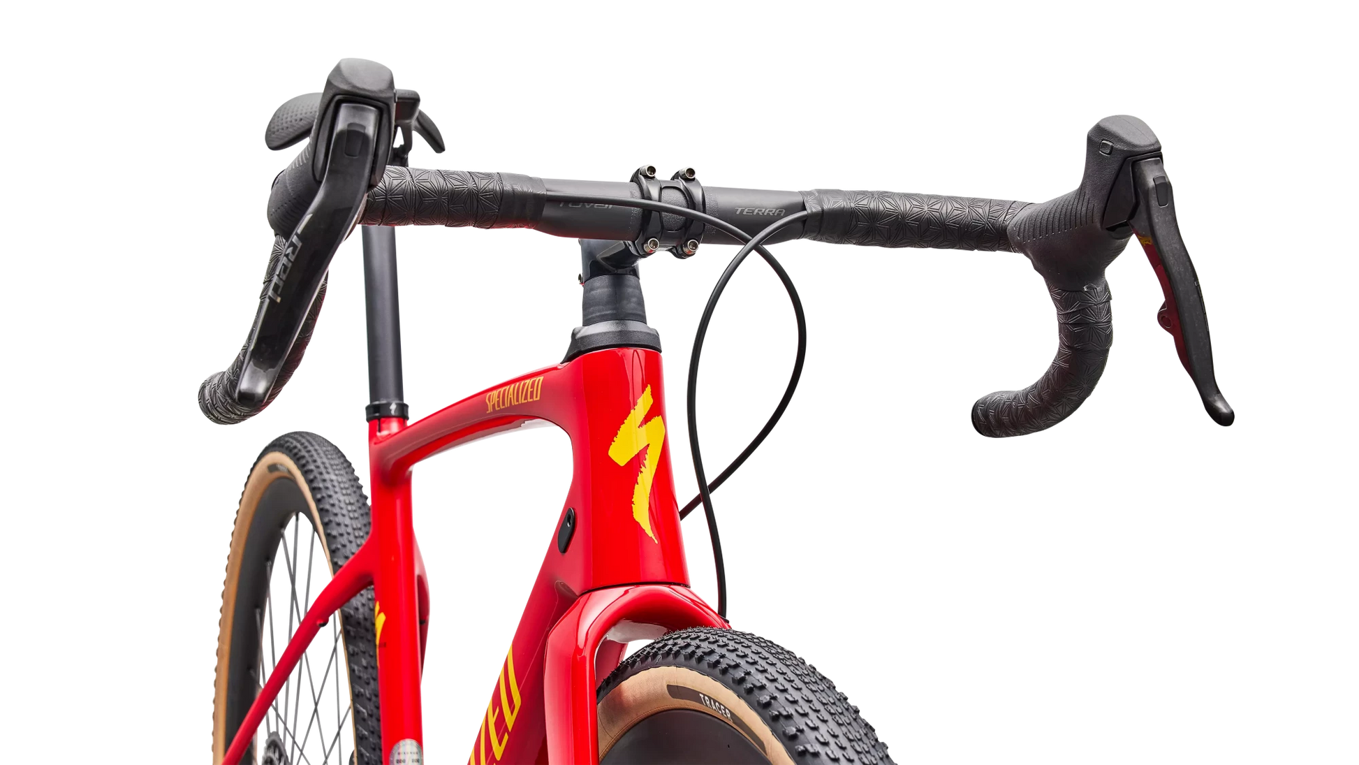 Vélo Specialized Diverge Pro Ltd Gloss Flow Red Yellow Ltd