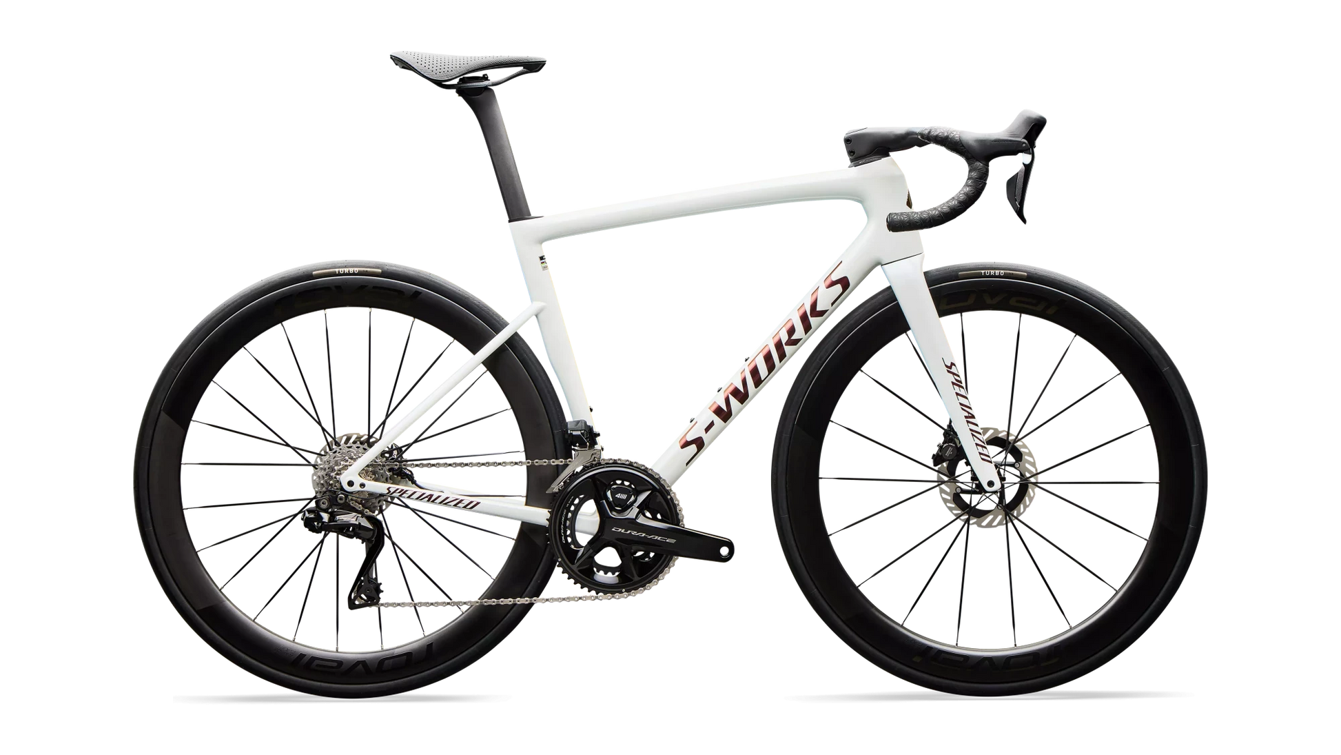 Vélo Specialized Tarmac Sl8 Sw Di2 Gloss Metallic White Silver/Pearl/Black