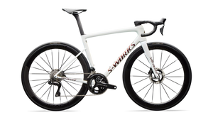 Vélo Specialized Tarmac Sl8 Sw Di2 Gloss Metallic White Silver/Pearl/Black