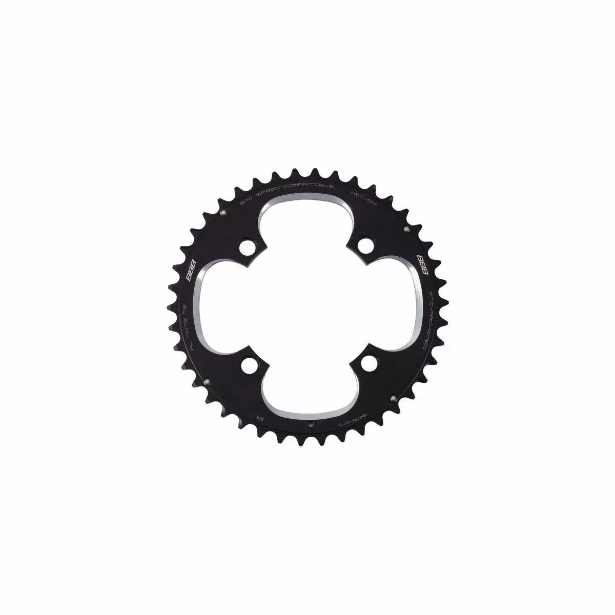 Plateau VTT RoundAbout 4 branches avec rivets 42 ou 44 dents BBB