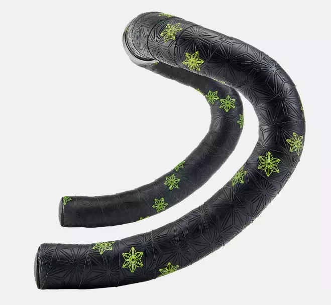 Ruban de cintre Supacaz SPECIALIZED SUPER STICKY KUSH TAPE GALAXY Jaune/Noir