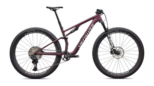 Vélo Specialized Epic 8 Expert Di2 Satin Bordeaux Metallic/White