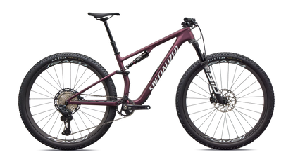 Vélo Specialized Epic 8 Expert Di2 Satin Bordeaux Metallic/White