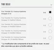 Personnalisez votre v�lo Orbea avec les composants de votre choix