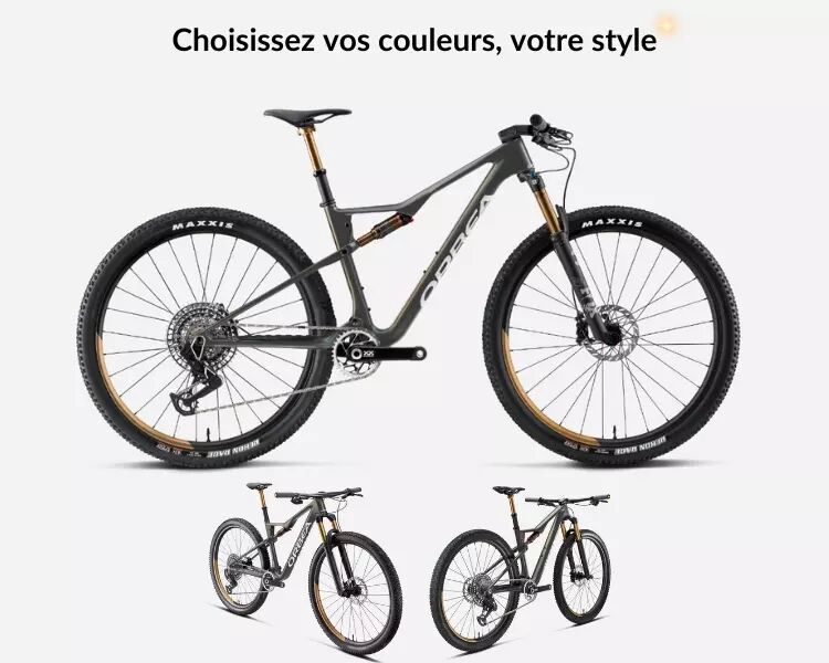 Personnalisez votre v�lo Orbea MyO avec l'outil de personnalisation