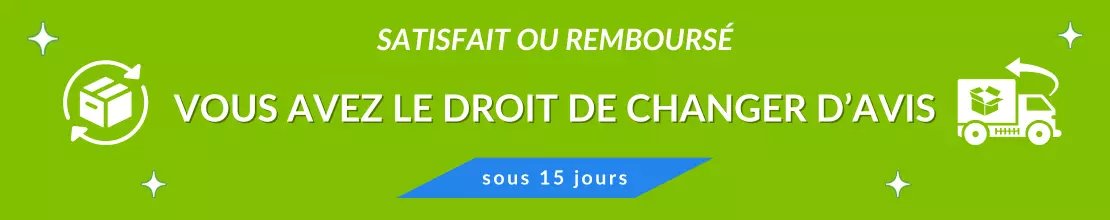Vous avez 15 jours pour nous rendre votre article en parfait �tat si il ne vous convient pas - VeloBoutiquePro.com