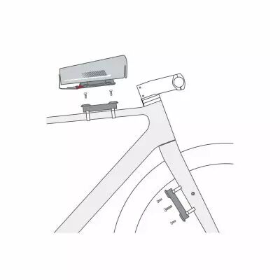 Adaptateur Duo Unifit extra plat pour cadre avec sangles KLICKFIX