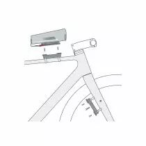 Adaptateur Duo Unifit extra plat pour cadre avec sangles KLICKFIX