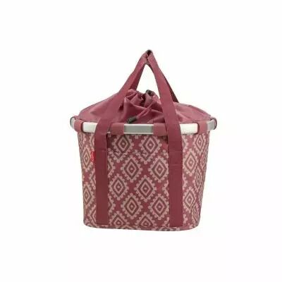 Panier Bikebasket diamants rouges KLICKFIX