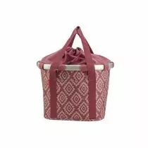 Panier Bikebasket diamants rouges KLICKFIX