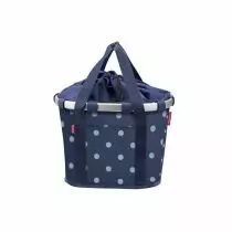 Panier Bikebasket Mixed Dot Bleu KLICKFIX