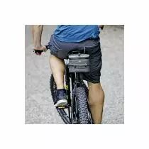 Sacoche CONTOUR Etanche Grise Fixation selle KLICKFIX