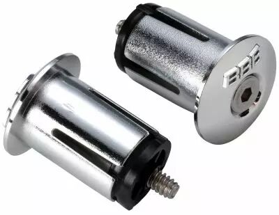 BBB Bouchons de cintre � vis ScrewOn chrome (2pi�ces)
