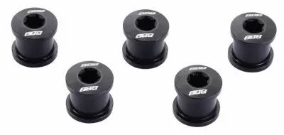 BBB Boulons pour plateaux HexStars  aluminum noir (jeu de 5)