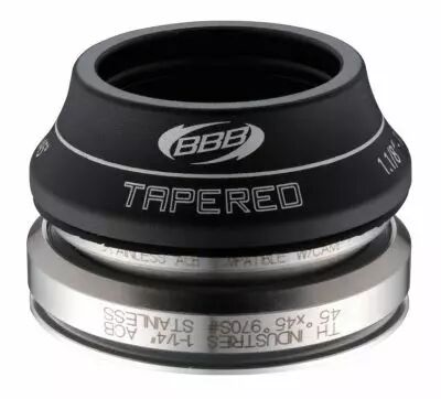 BBB Jeu de direction Tapered 1.1/8-1.1/4 15mm alloy cone spacer