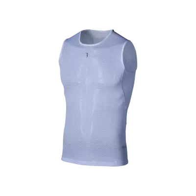 BBB Sous v�tement sans manches mailles ajour�es MeshLayer Blanc