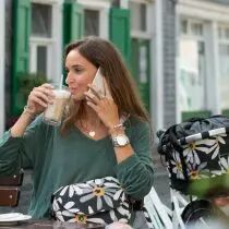 BIKEBASKET GT pour Racktime \ Snap It\  Twist Bleu KLICKFIX