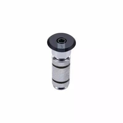 Bouchon BBB Aheadset pour fourche carbone PowerHead 1.1/8 Capot alu Noir Mat