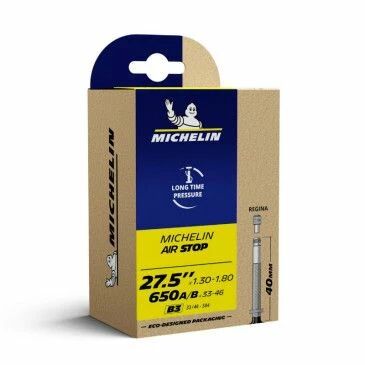 CHAMBRE A AIR VELO 650 A/B 33/46 - 27.5 x 1.30/1.80 MICHELIN VALVE REGINA 40mm