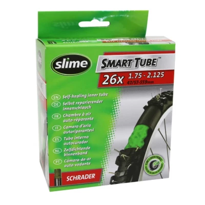 CHAMBRE anti-crevaison Slime 26x1.75/2.10 valve shrader