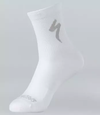 Chaussettes Semi-Hautes Route - Soft Air Blanches S