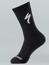 Chaussettes SPECIALIZED SOFT AIR TALL LOGO Noir/Blanc S