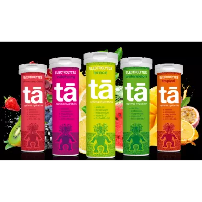 Electrolytes Hydration Tabs TA Energy (tube de 12 pastilles) 320 mg de sodium