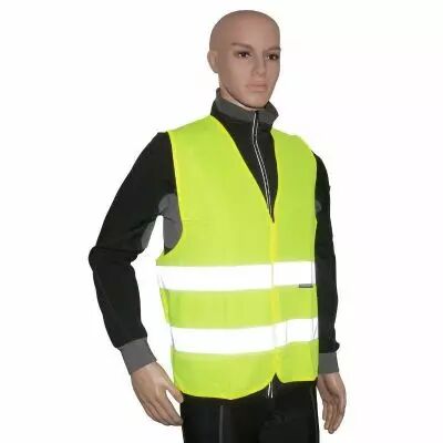 Gilet de scurit Adulte jaune rflchissant